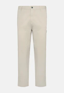 Pantaloni In Cotone Elasticizzato