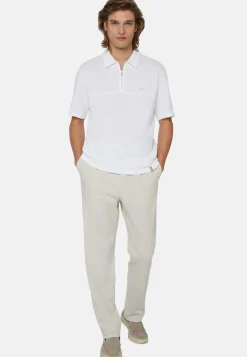 Pantaloni In Cotone Elasticizzato