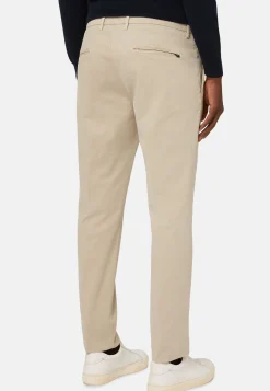Pantaloni In Cotone Elasticizzato