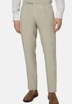Pantaloni In Puro Lino