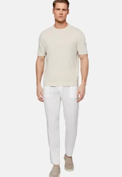 Pantaloni In Puro Lino