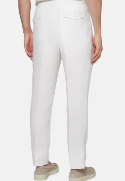 Pantaloni In Puro Lino