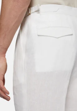 Pantaloni In Puro Lino