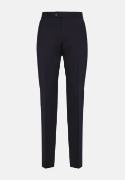 Pantaloni In Saglia Di Lana Elasticizzata