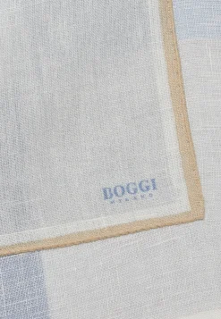 Pochette Motivo Color Block In Lino