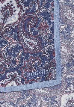 Pochette Motivo Paisley In Seta