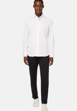 Polo Camicia In Jersey Di Cotone Regular Fit