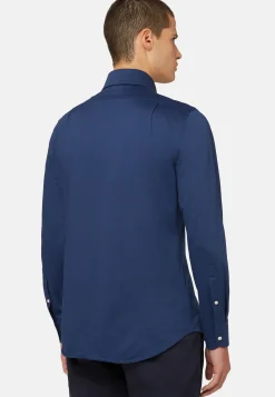 Polo Camicia In Jersey Giapponese Regular Fit