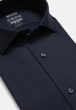 Polo Camicia In Jersey Giapponese Regular Fit