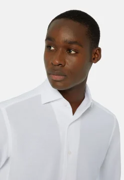 Polo Camicia In Jersey Giapponese Regular Fit