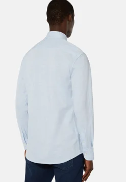 Polo Camicia In Piqué Di Cotone Regular Fit