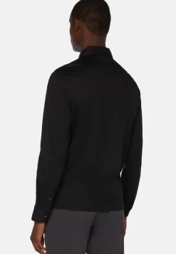 Polo In Jersey Di Cotone Pima Regular Fit Manica Lunga