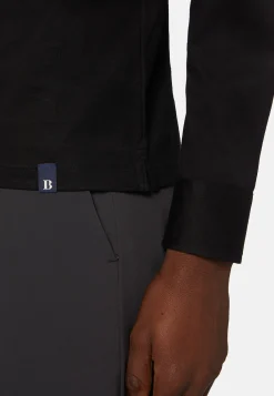 Polo In Jersey Di Cotone Pima Regular Fit Manica Lunga