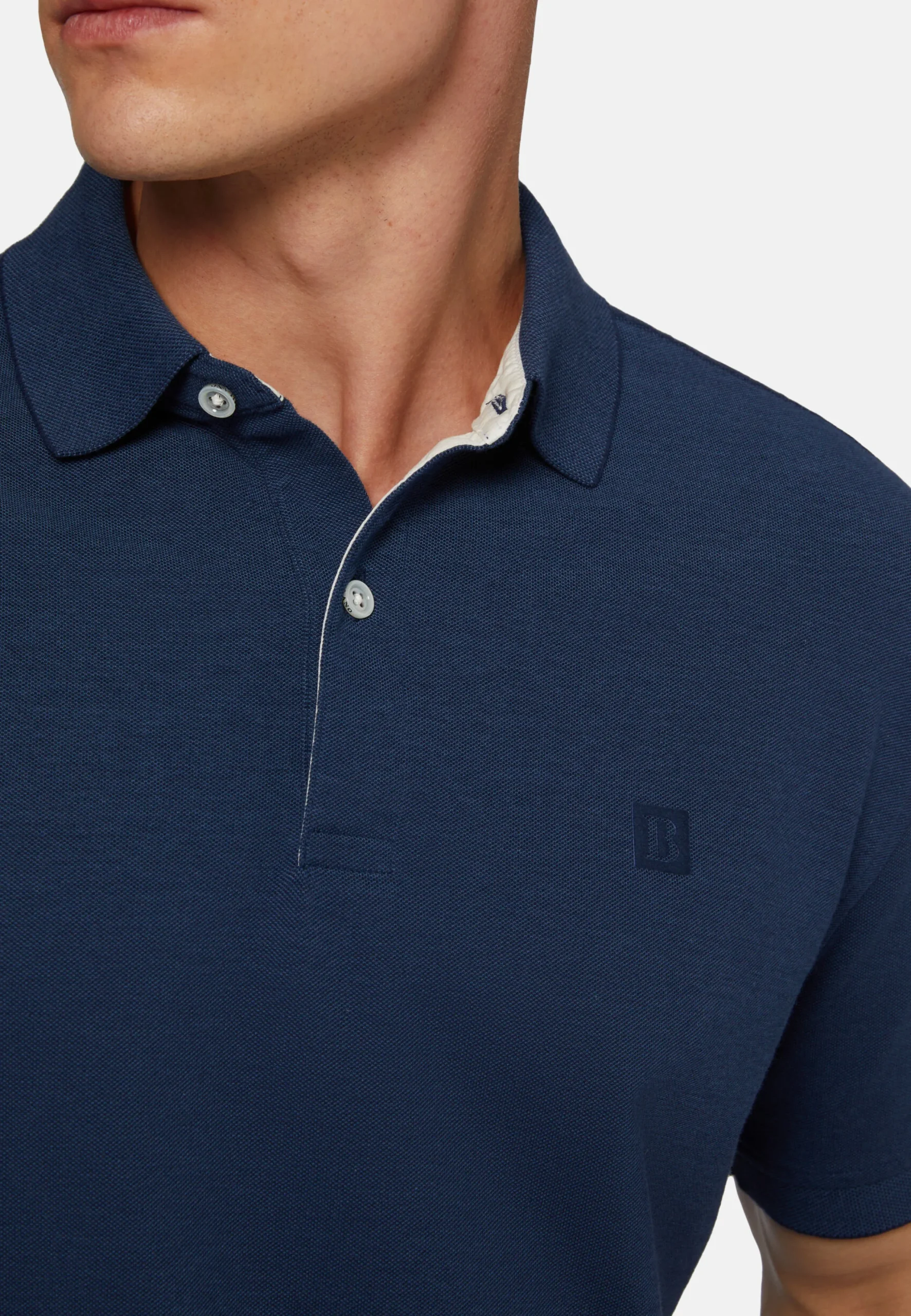 Polo In Piquè Di Cotone