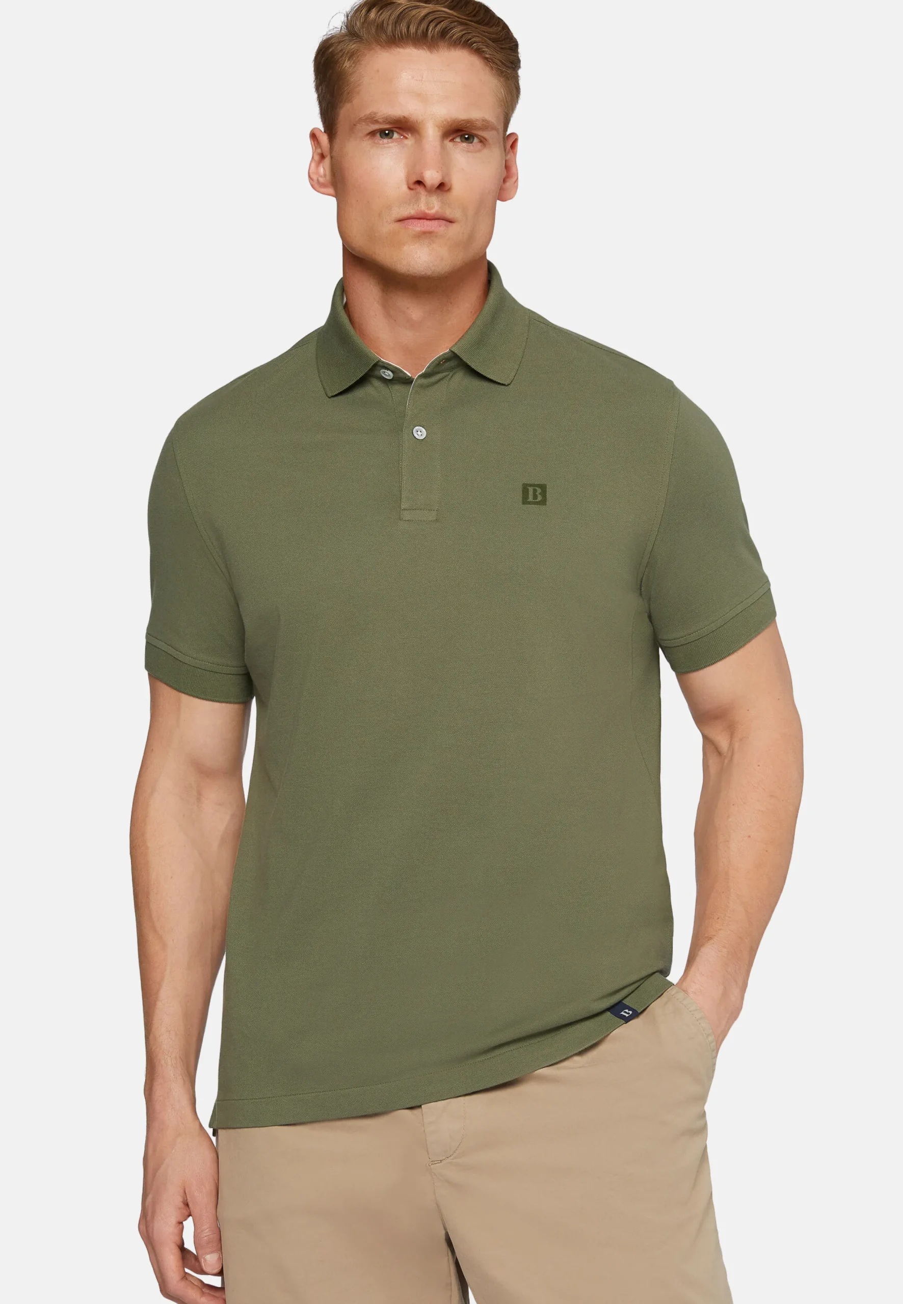 Polo In Piquè Di Cotone