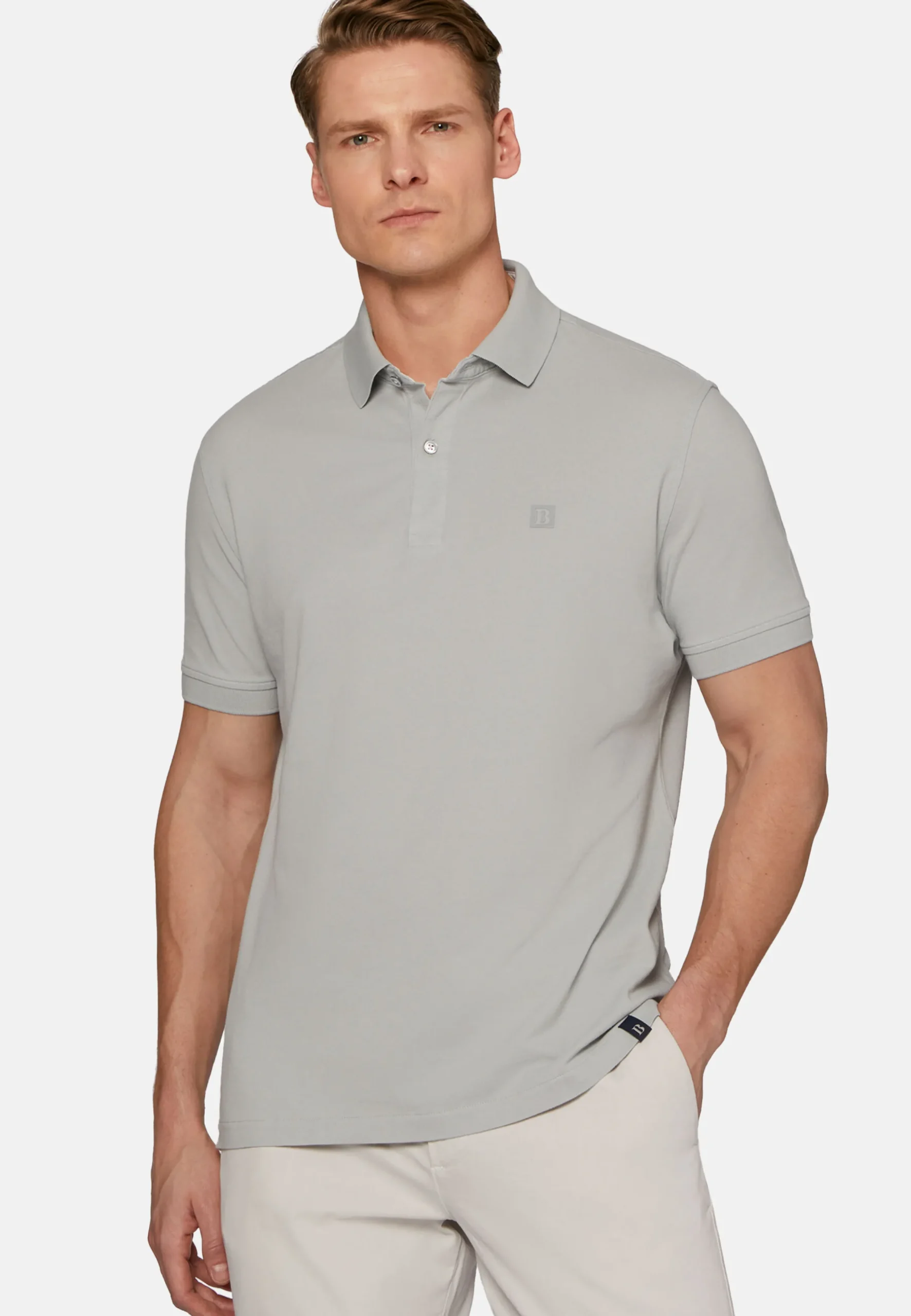 Polo In Piquè Di Cotone