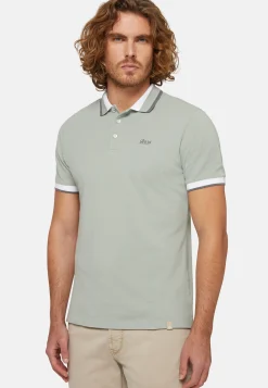 Polo In Piquè Di Misto Cotone Organico