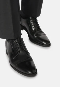 Scarpe Derby In Pelle