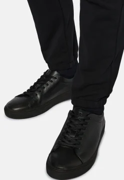 Sneakers Con Logo In Pelle Nere