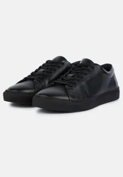 Sneakers Con Logo In Pelle Nere