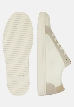 Sneakers In Canvas E Suede Navy Blu