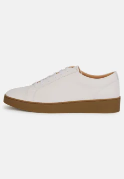 Sneakers In Pelle Bottalata Bianche