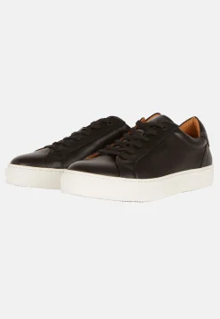 Sneakers In Pelle Nera