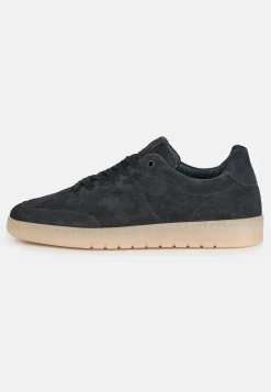 Sneakers In Pelle Scamosciata Taupe