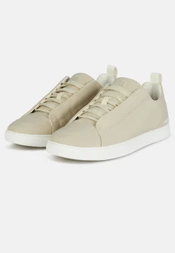 Sneakers In Tessuto Tecnico Color Taupe