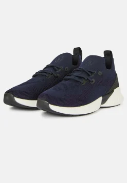 Sneakers Willow In Filato Riciclato Navy Blu
