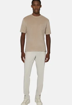 T-Shirt In Cotone Nylon