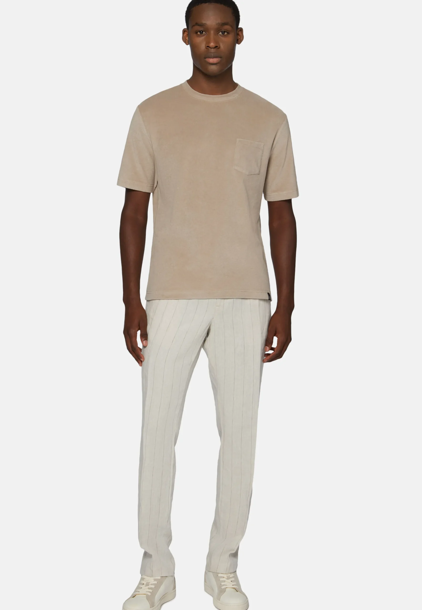 T-Shirt In Cotone Nylon