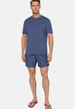 T-Shirt In Cotone Supima Elasticizzato
