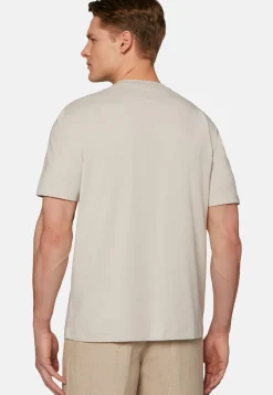 T-Shirt In Cotone Supima Elasticizzato
