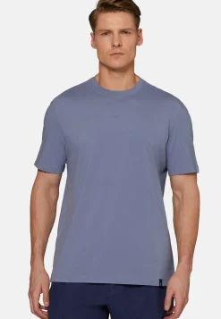 T-Shirt In Cotone Supima Elasticizzato