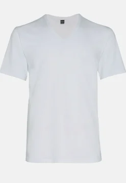 T-shirt In Jersey Di Cotone Elasticizzato