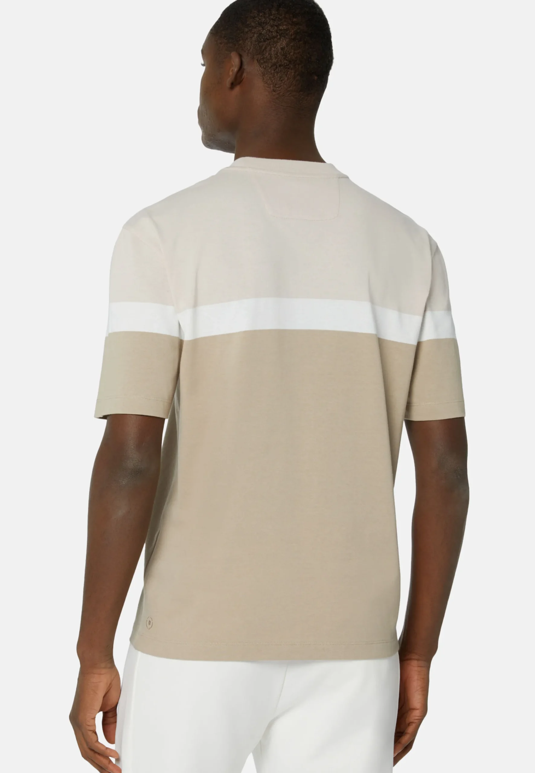 T-Shirt In Misto Cotone