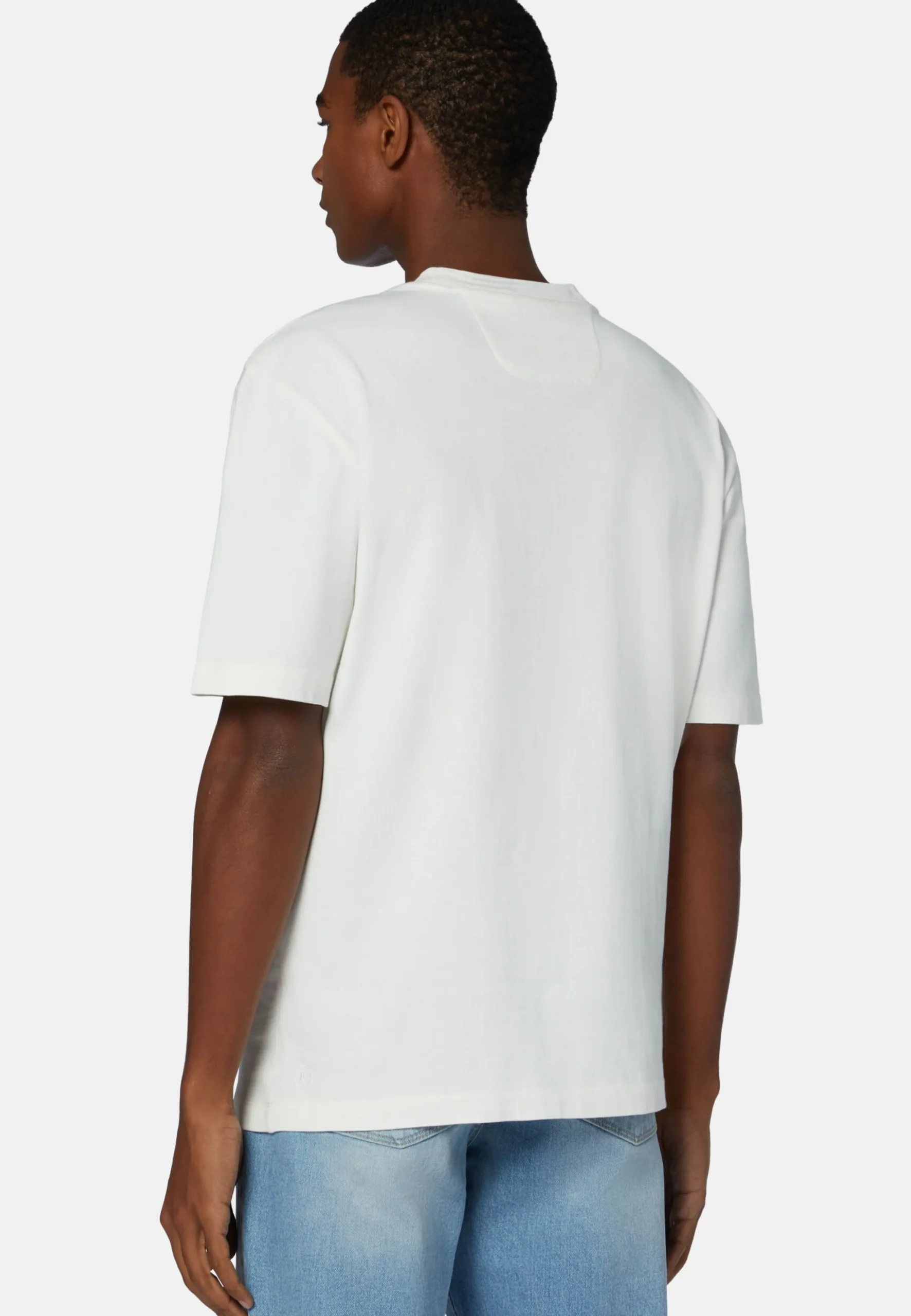 T-Shirt In Misto Cotone