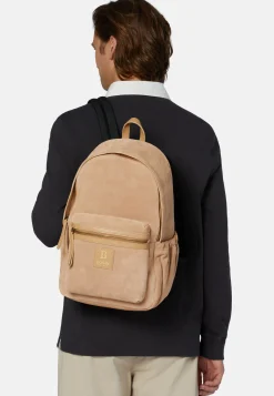 Zaino In Pelle Scamosciata
